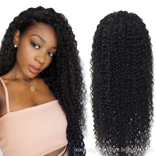Uniky Wholesale European Virgin Hair Women Curly Wig Cuticle Aligned Full Swiss Lace Front Closure Indian Human Hair Kinky Curly